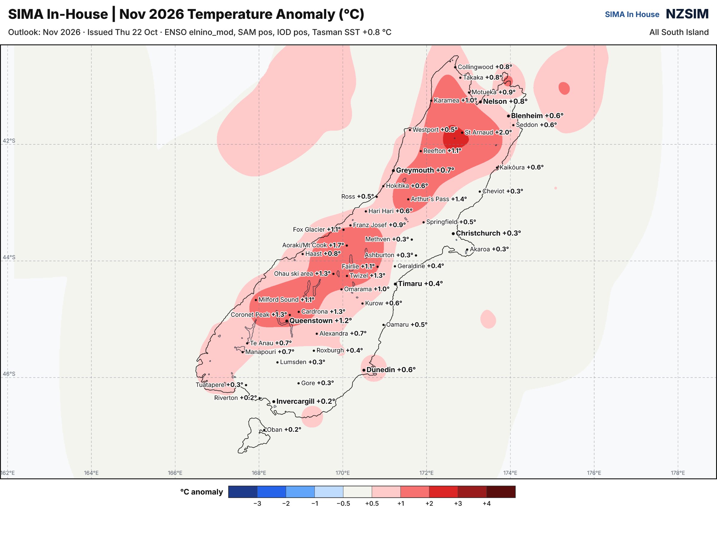 November shaping up wetter in the west; warmer for alpine areas